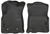 Husky Liners 2016 Toyota Tacoma w/ Auto Trans WeatherBeater Front Black Floor Liners - 13951