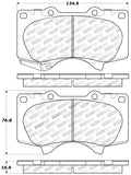 StopTech Performance 03-09 Lexus GX 470 Front Brake Pads - 309.09760