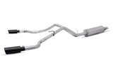 Gibson 19-22 Ford Ranger Lariat 2.3L 2.5in Cat-Back Dual Sport Exhaust - Black Elite - 69550B