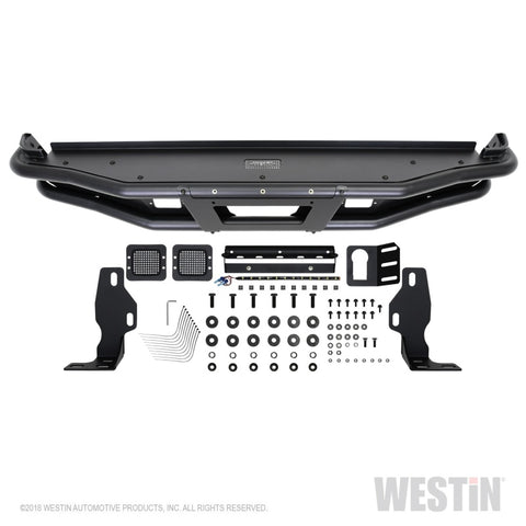 Westin 15-22 Chevrolet Colorado Outlaw Rear Bumper - Textured Black - 58-81055