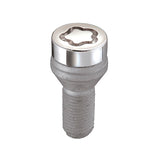 McGard Wheel Lock Bolt Set - 4pk. (Cone Seat) M14X1.5 / 19mm Hex / 31.0mm Shank Length - Chrome - 27000