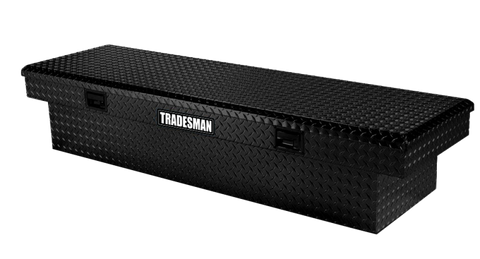 Tradesman Aluminum Economy Cross Bed Truck Tool Box (72in.) - Black - 7511101