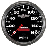 Autometer Sport-Comp II 5 inch 0-160MPH Electronic Programmable Speedometer - 3689