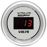 Autometer Ultra-Lite 2-1/16in 8-18 Volts Digital Voltmeter - 6593