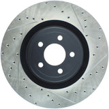 StopTech Slotted & Drilled Sport Brake Rotor - 2015 Ford Mustang GT - Front Left - 127.61116L