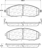 StopTech Street Brake Pads - 308.08300