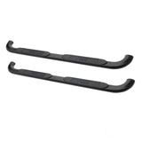 Westin 2014-2018 Chevy Silverado 1500 Dbl Cab (Body Mount) Platinum 4 Oval Nerf Step Bars - Black - 21-3815