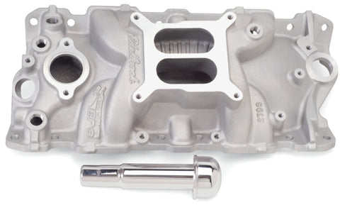 Edelbrock Intake Manifold Performer Eps w/ Oil Fill Tube And Breather for Small-Block Chevy - 2703