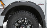 Stampede 2009-2018 Dodge Ram 1500 67.4/76.3/96.3in Ruff Riderz Fender Flares 4pc Smooth - 8421-2