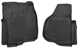 Husky Liners 12-13 F-250/F-350/F-450 Super Duty X-Act Contour Black Front Floor Liners - 53321