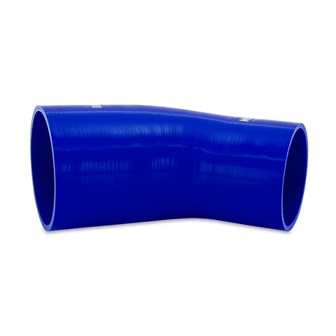 Mishimoto Silicone Reducer Coupler 45 Degree 3.5in to 4in - Blue - MMCP-R45-3540BL