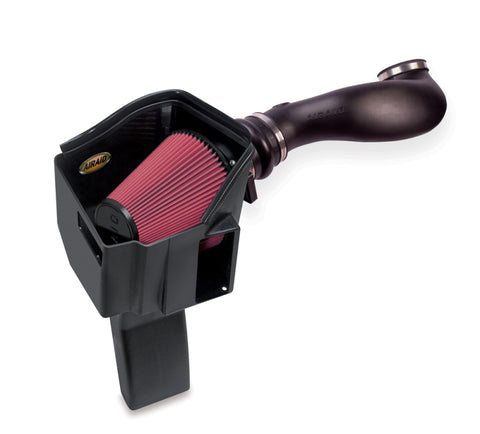 Airaid 99-06 GM Truck 4.8/5.3/6.0 (Mech Fan/Low Hood) MXP Intake System w/ Tube (Dry / Red Media) - 201-247