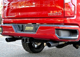 Gibson 2021+ Ford Bronco 4-DR 2.7L 4WD 2.5in Black Elite Cat-Back Dual Split Exhaust - Stainless - 69551B