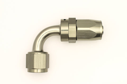 DeatschWerks 8AN Female Swivel 90-Degree Hose End CPE - 6-02-0807