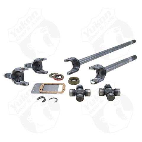 Yukon Gear 4340 Chrome-Moly Replacement Axle Kit For Jeep TJ / YJ & XJ Dana 30 / w/ Super Joints - YA W24162