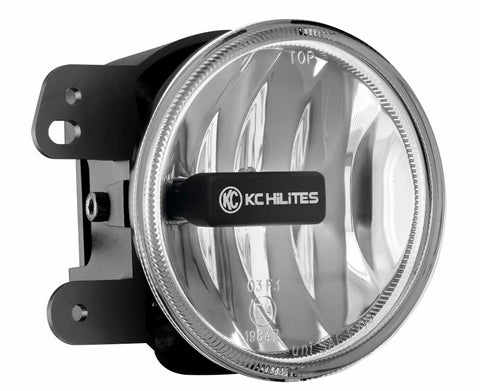 KC HiLiTES 07-09 Jeep JK Gravity G4 LED Light 10w SAE/ECE Clear Fog Beam (Single) - 1494