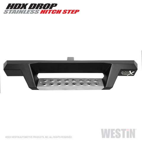 Westin HDX Stainless Drop Hitch Step 34in Step 2in Receiver - Textured Black - 56-100152