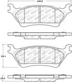 StopTech Street Select Brake Pads - Front/Rear - 305.16020