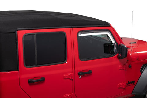 Putco 20-21 Jeep Gladiator JT/JL Element Tinted Window Visors (Front Only) - 580220