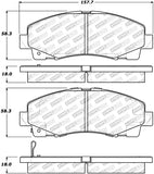 StopTech Street Select Brake Pads - Rear - 305.11020