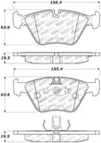 StopTech Performance 06-09 BMW M3/Z4 (E86/E89) Front Brake Pads - 309.09470