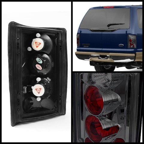 Spyder Ford Excursion 00-06/Econoline 150/250/350/450/550 95-06 Euro Tail Lights Smk ALT-YD-FEC00-SM - 5002945