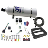 Nitrous Express Dom/Alcohol Nitrous Kit (100-500HP) w/15lb Bottle - 50075-15