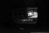 AlphaRex 14-20 Toyota Tundra NOVA LED Projector Headlight Plank Style Alpha Black w/Activation Light - 880728