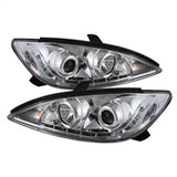 Spyder Toyota Camry 02-06 Projector Headlights DRL Chrome High H1 Low H1 PRO-YD-TCAM02-DRL-C - 5042781