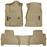 Husky Liners 2015 Chevy/GMC Suburban/Yukon XL WeatherBeater Combo Tan Front & 2nd Seat Floor Liners - 99213