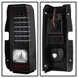 Xtune Hummer H3 06-09 ( Non H3T ) LED Tail Lights Black ALT-ON-HH306-LED-BK - 5017697