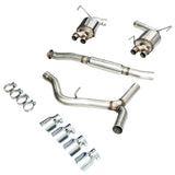 AWE Tuning 2015+ Subaru WRX VA Sedan Touring Edition Exhaust - Chrome Silver Tips (102mm) - 3015-42098