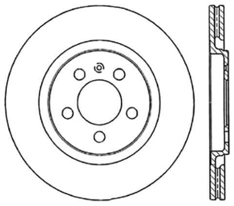 StopTech Drilled Sport Brake Rotor - 128.33034L