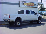 N-Fab Nerf Step 99-16 Ford F-250/350 Super Duty Crew Cab 6.75ft Bed - Gloss Black - Bed Access - 3in - F99105CC-6