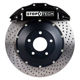 StopTech Porsche 911 05-10 Carrera Front BBK ST-60 Caliper Black / 2pc Drilled 380x32mm Rotor - 83.781.6800.52