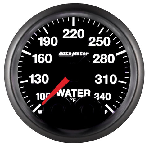 Autometer Elite 52mm 100-340 Deg F Water Temperature Peak and Warn Gauge w/ Electonic Control - 5655