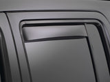 WeatherTech 2013+ Dodge Dart Rear Side Window Deflectors - Dark Smoke - 81719