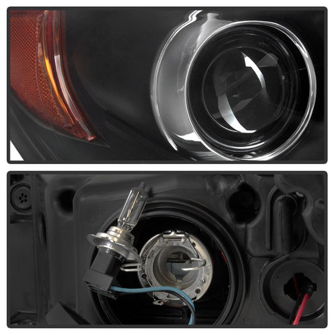 Spyder 15-17 Toyota Camry Projector Headlights - Black (PRO-YD-TCAM15-LB-BK) - 5085382