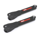 BMR 10-15 5th Gen Camaro Rear Non-Adj. Trailing Arms w/ Spherical Bearings - Black Hammertone - TCA027H