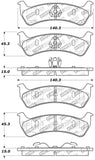 StopTech Street Select Brake Pads - Front - 305.06250