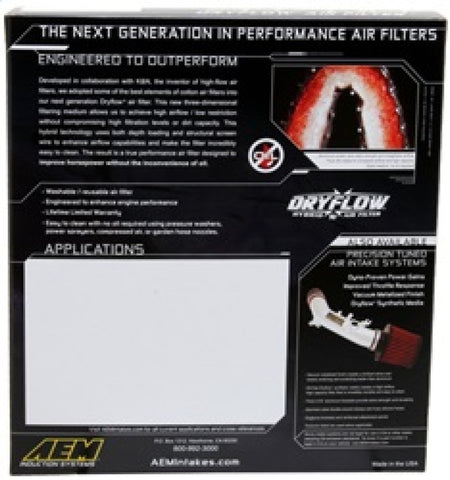 AEM Ford Explorer 97-05/Ranger98-10/Mazda B Series 98-09 air filter - 28-20106