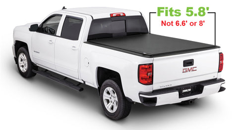 Tonno Pro 14-19 Chevy Silverado 1500 5.8ft Fleetside Lo-Roll Tonneau Cover - LR-1050