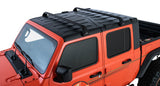 Rhino-Rack 07-22 Jeep Wrangler JK/JL 4 Door Hard Top Vortex SG 2 Bar Roof Rack - Black - SG59