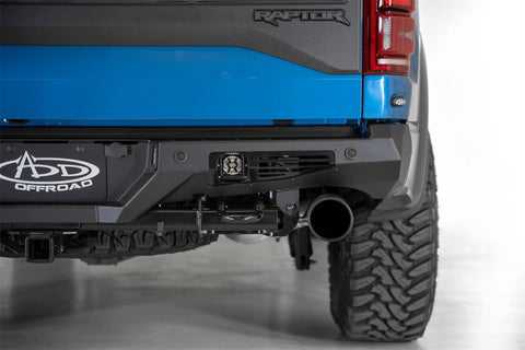 Addictive Desert Designs 17-20 Ford Raptor F-150 Bomber Rear Bumper w/ Backup Sensor Cutouts - R110011370103