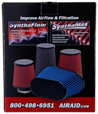 Airaid 10-14 Ford Mustang Shelby 5.4L Supercharged Direct Replacement Filter - Oiled / Red Media - 860-399