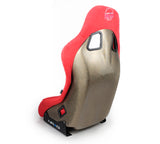 NRG FRP Bucket Seat ULTRA Edition - Medium (Red Alcantara/Pearlized Back) - FRP-303RD-ULTRA