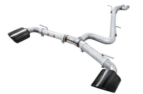 AWE Tuning 17-19 Audi RS3 8V Track Edition Exhaust - Diamond Black Tips RS-Style Tips - 3020-33064