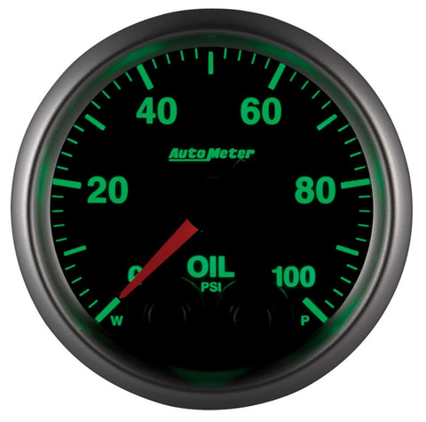 Autometer Elite 52mm Oil Pressure Peak and Warn Gauge w/ Electonic Control - 5652