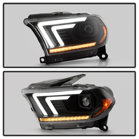 Spyder 11-13 Dodge Durango (HID Model Only) Projector Headlights - Black PRO-YD-DDU11HIDSI-BK - 5088680