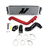 Mishimoto 2017+ Honda Civic Type R Intercooler Kit - Silver Intercooler Red Piping - MMINT-CTR-17KSLWRD